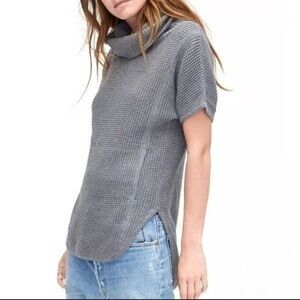 Ugg Women’s Selby Waffle Knit Cowl Neck Top in Gray size Medium